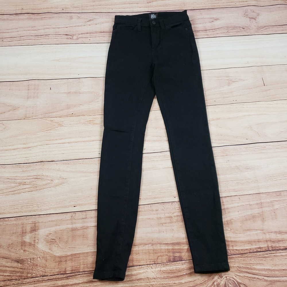 BDG Jeans Womens 24 Black Stretch‎ Jeggings Skinny Twig High Rise Ladies 24x28